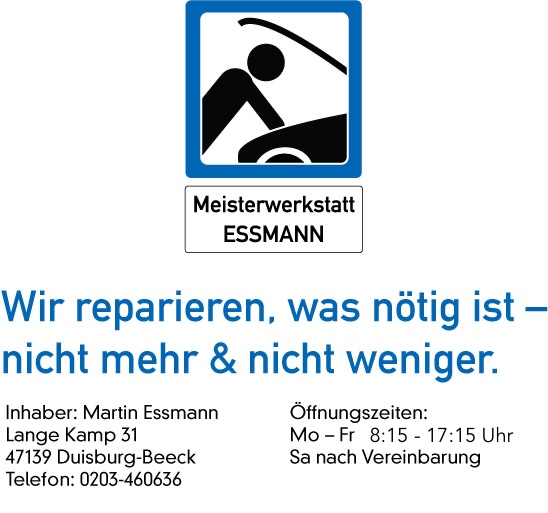 Meisterwerkstatt Essmann · Wir reparieren, was nötig ist. Nicht mehr und nicht weniger.